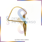Pendulo de Metal Dourado