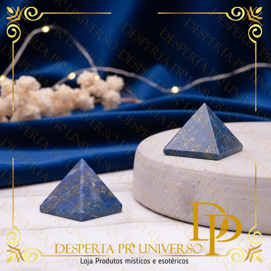 Pirâmide de Lápis-Lazúli – Intuição, Sabedoria e Proteção Espiritual