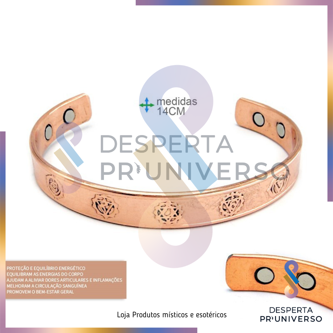 Pulseira Magnética de Cobre — Equilíbrio & Bem-Estar