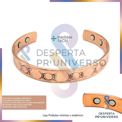 Pulseira Magnética de Cobre — Equilíbrio & Bem-Estar