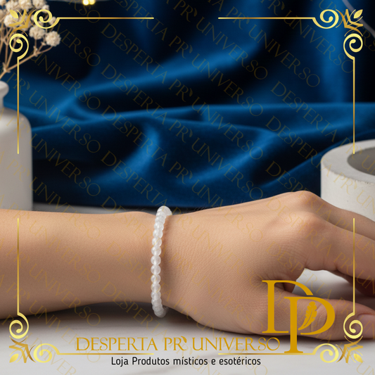 Pulseira de Selenite – Elevação Espiritual e Purificação Constante