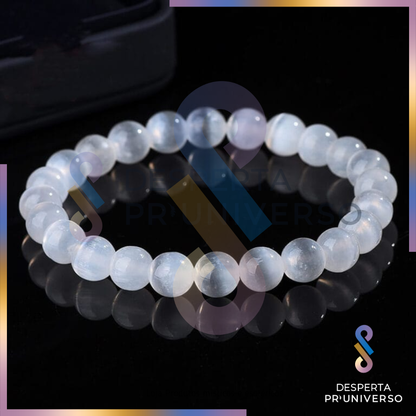 Pulseira de Selenite – Elevação Espiritual e Purificação Constante