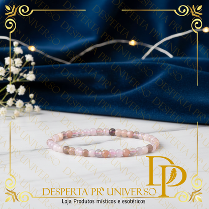 Pulseira de Adulária 4mm – Intuição, Proteção Lunar e Equilíbrio Emocional