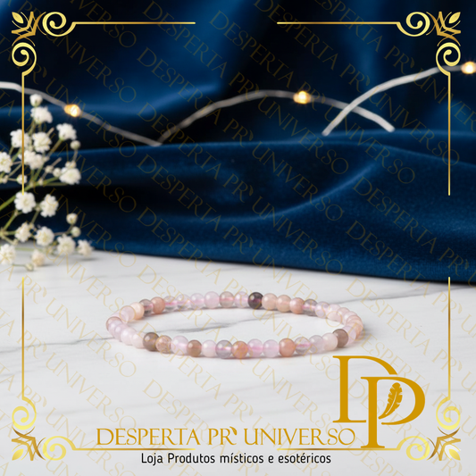 Pulseira de Adulária 4mm – Intuição, Proteção Lunar e Equilíbrio Emocional