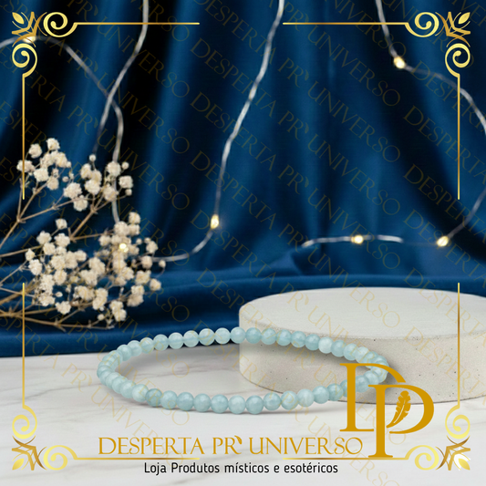 PULSEIRA DE ÁGUA-MARINHA – 6mm (Calma, Proteção e Verdade Interior)