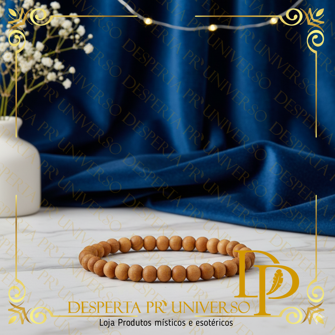 Pulseira de Sândalo – Paz Interior, Purificação e Proteção Espiritual
