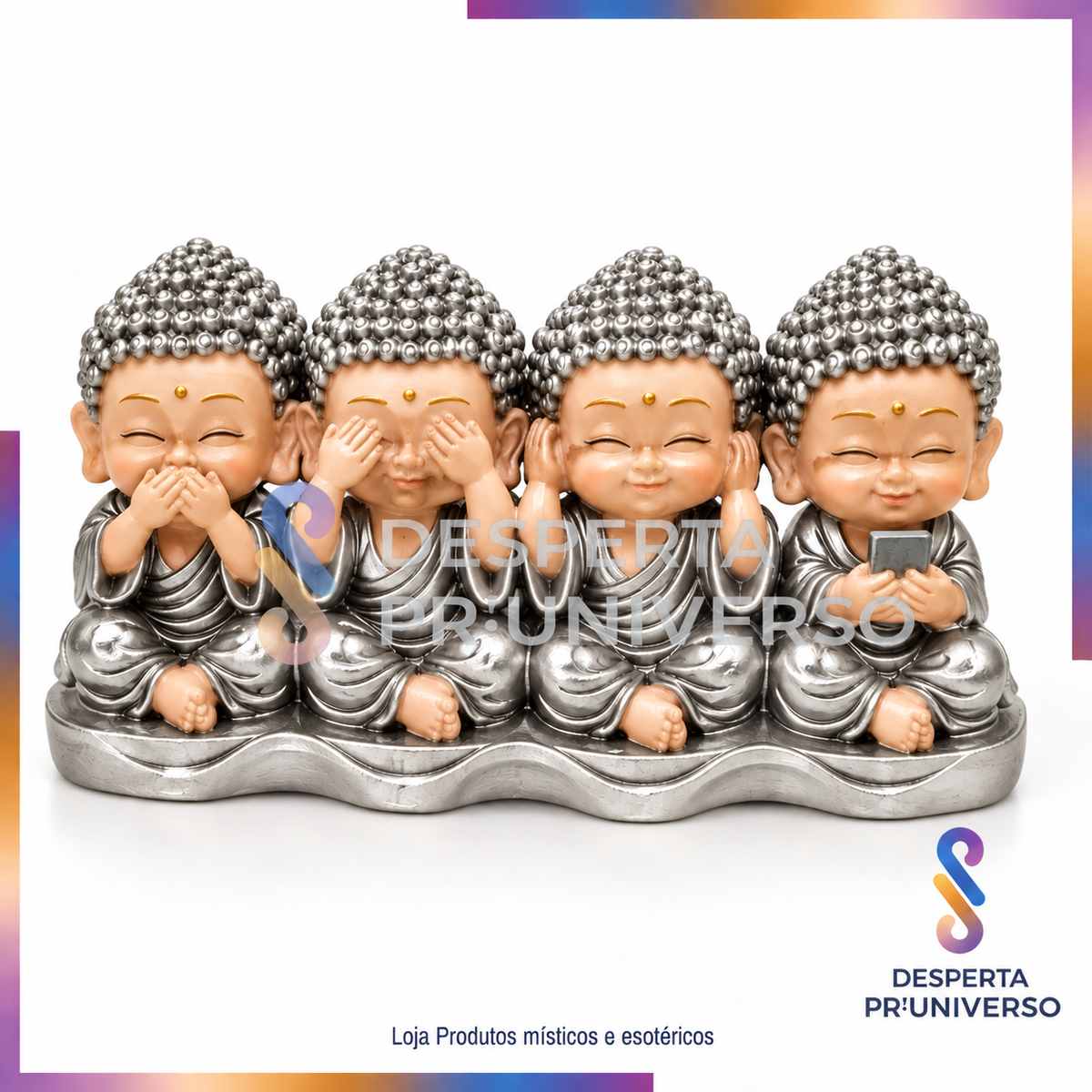 Os 4 Sábios 3D | Budas da Sabedoria
