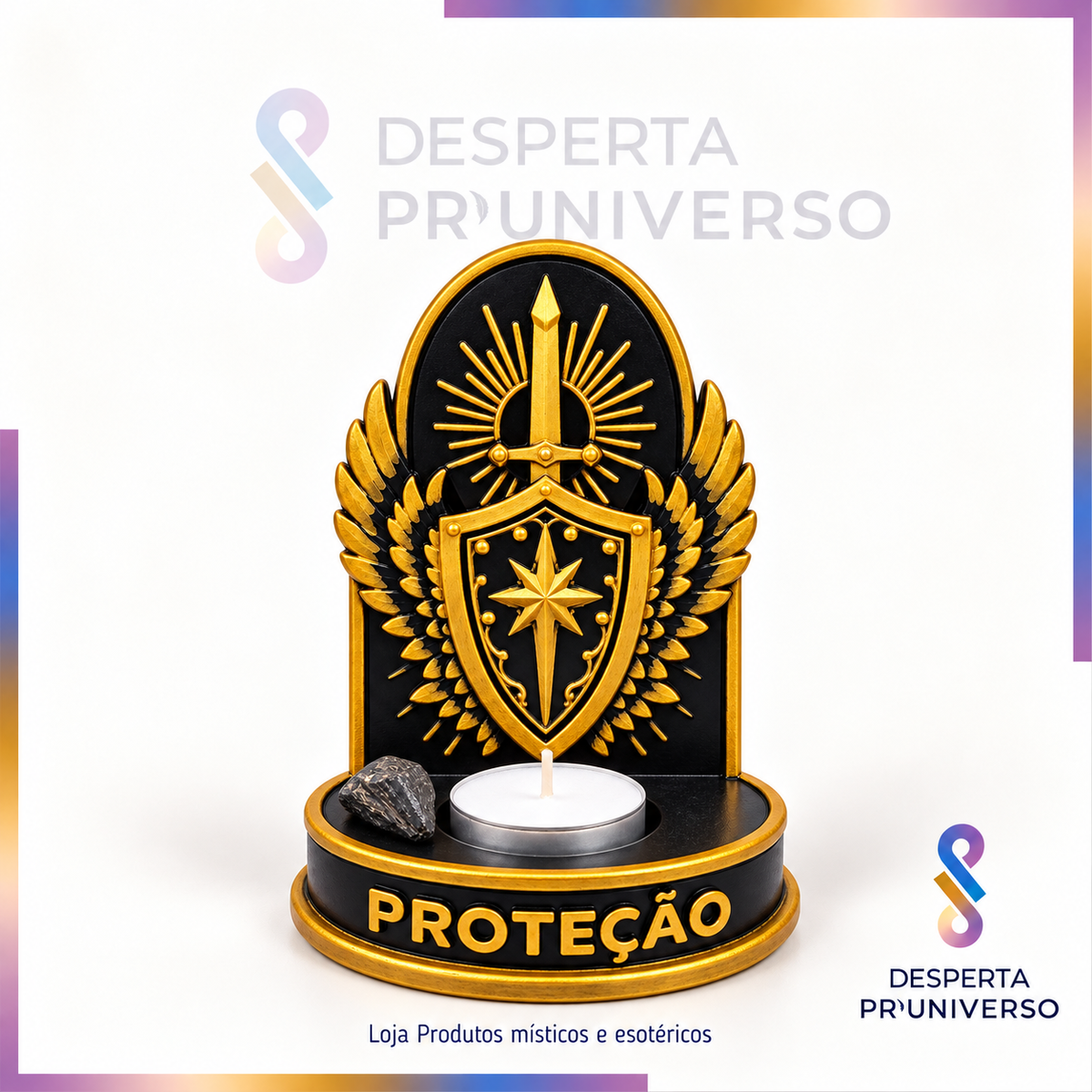 Mini Altar 3D | Cura, Proteção ou Abundância