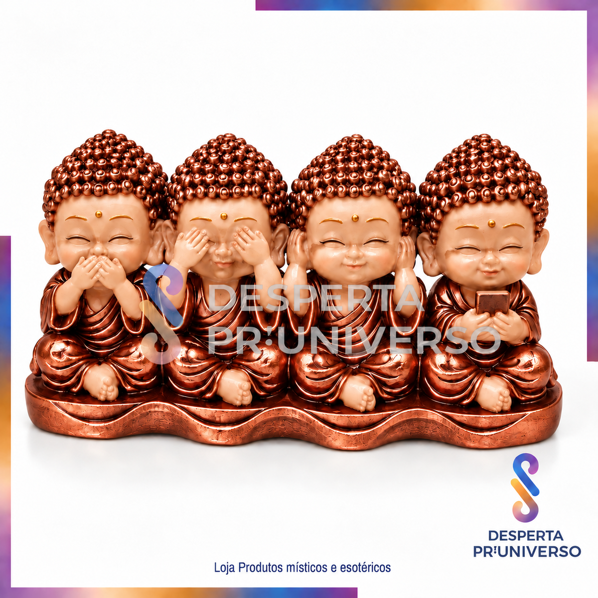 Os 4 Sábios 3D | Budas da Sabedoria