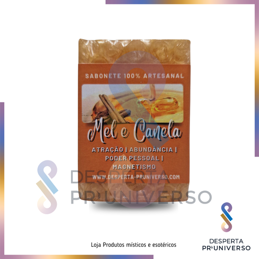 Sabonete Artesanal “Mel e Canela” – Atração, Abundância e Poder Pessoal