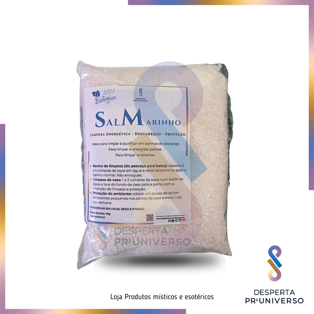 Sal Marinho — Limpeza Energética, Descarrego e Proteção