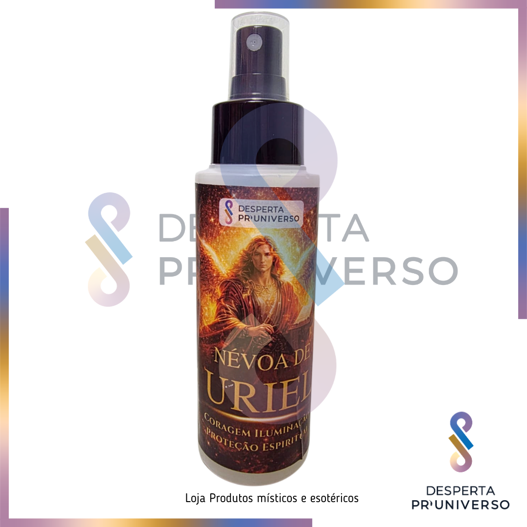 Névoa de Uriel | Spray Espiritual de Coragem, Iluminação e Proteção Espiritual