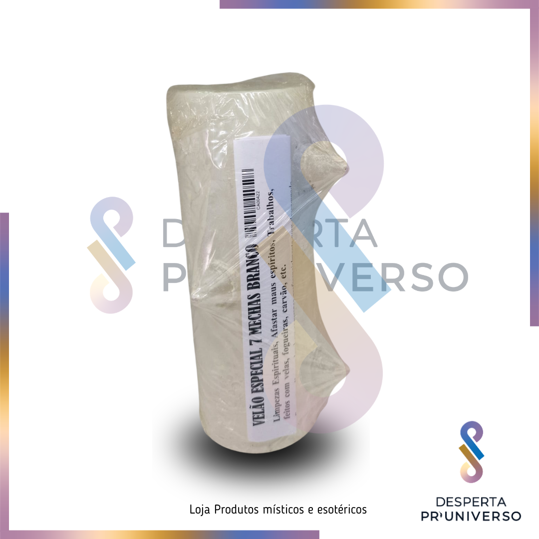 Velão de 7 Mechas com Enxofre Branco