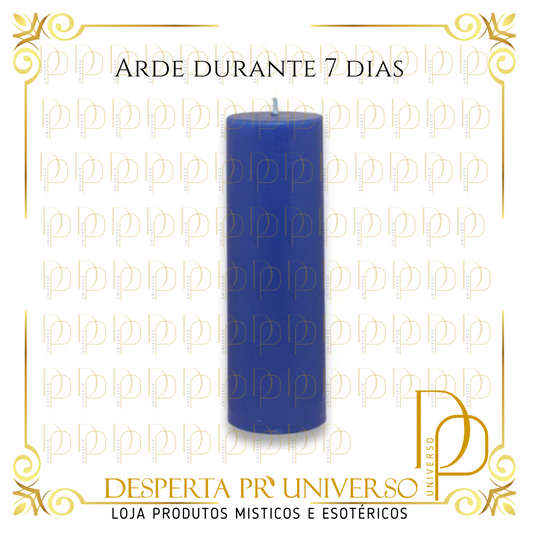 Vela Votiva 7 Dias - Azul