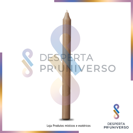 Vela de Mel (20 cm) — Adoçamento, Harmonia e Atração 🍯🕯️